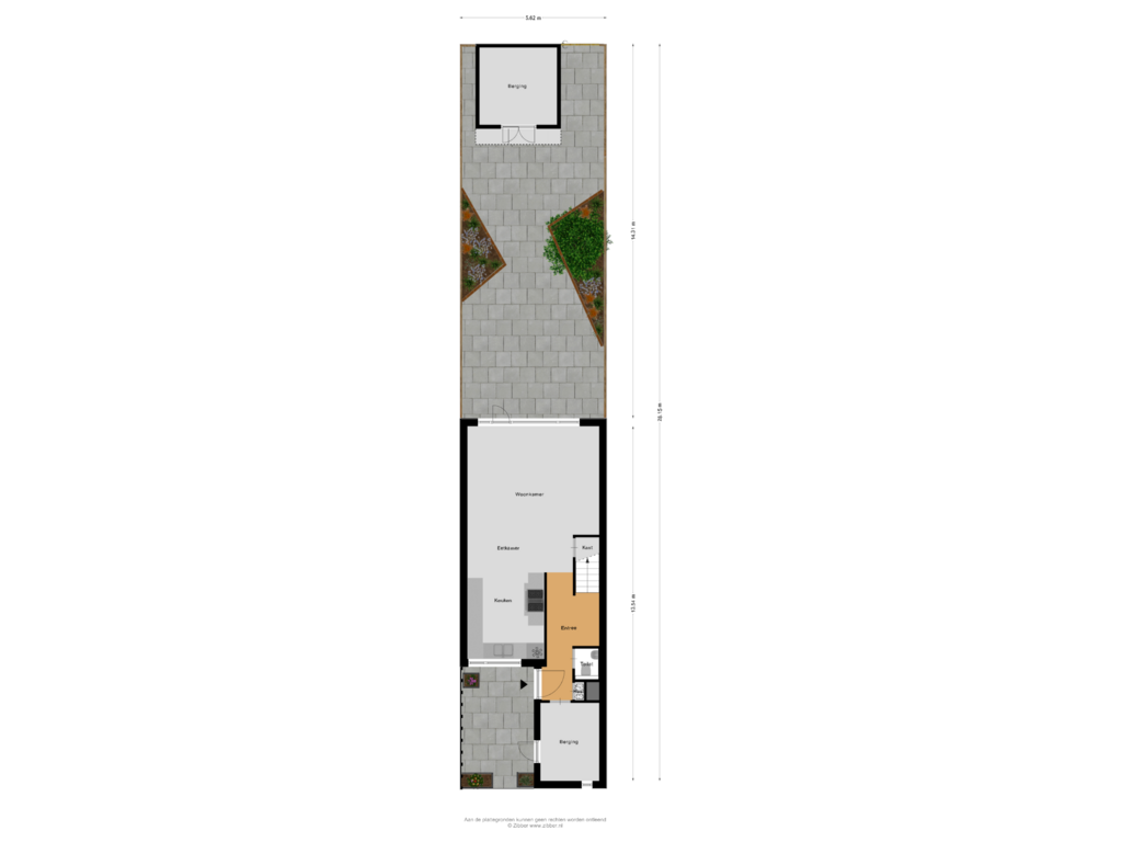 View floorplan of Begane Grond _Tuin of Gooiland 17