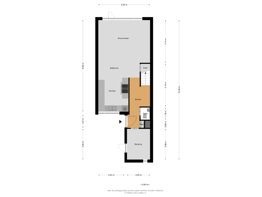 View floorplan of Begane Grond of Gooiland 17