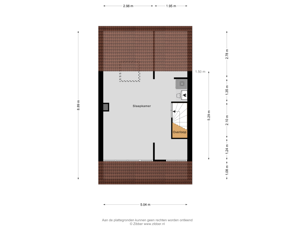 View floorplan of Tweede Verdieping of Gooiland 17