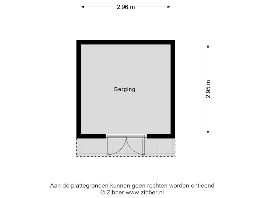 View floorplan of Berging of Gooiland 17