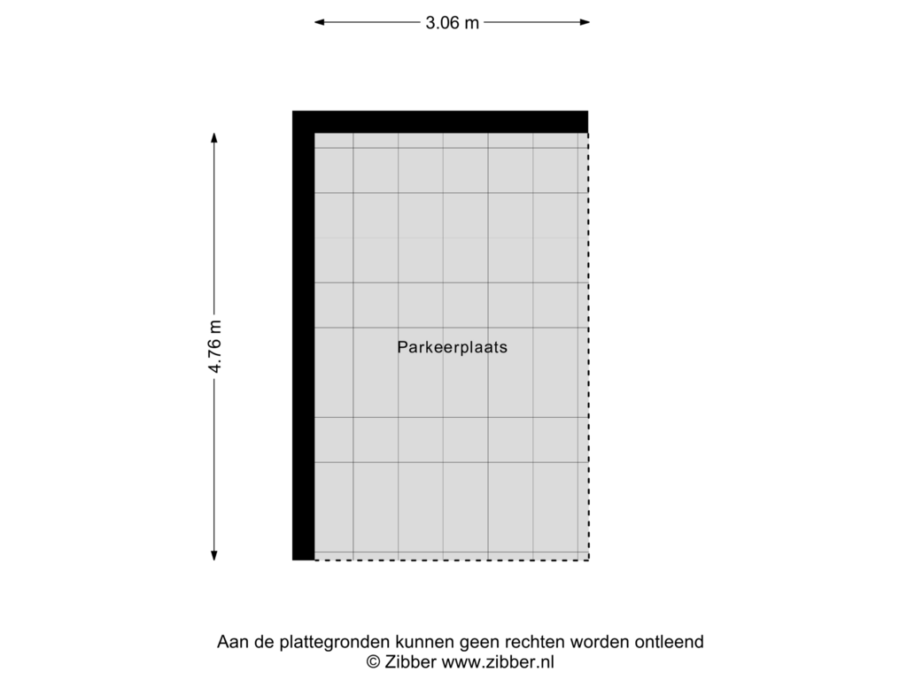 Bekijk plattegrond van Parkeerplaats van Kerkstraat 35