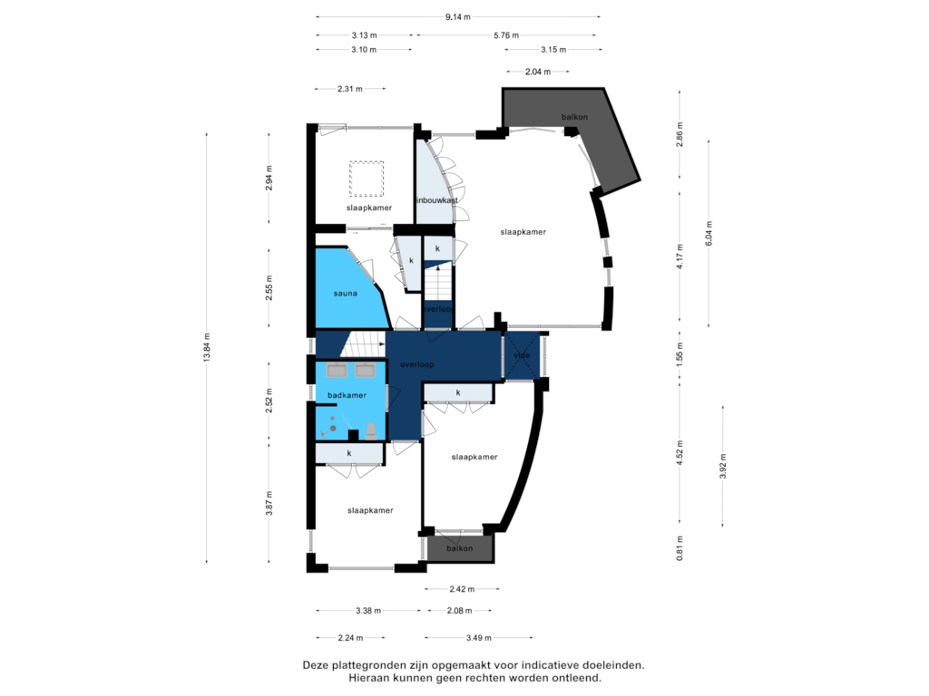 Bekijk plattegrond van 1e verdieping van De IJvelandssloot 25