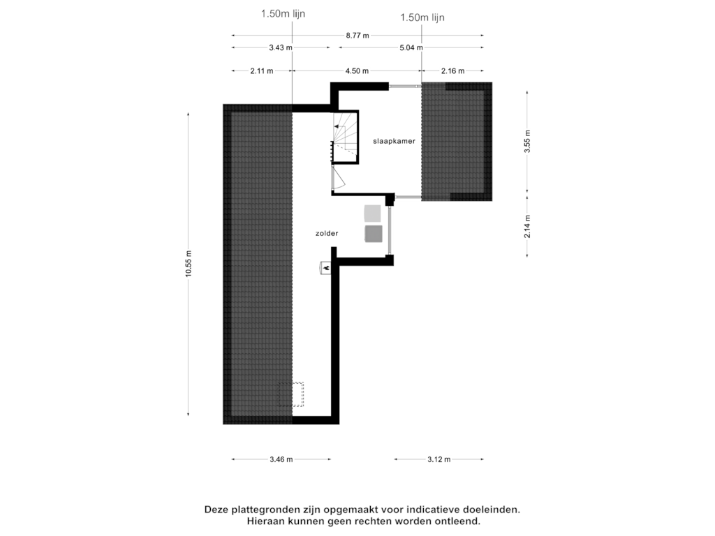 Bekijk plattegrond van 2e verdieping van De IJvelandssloot 25