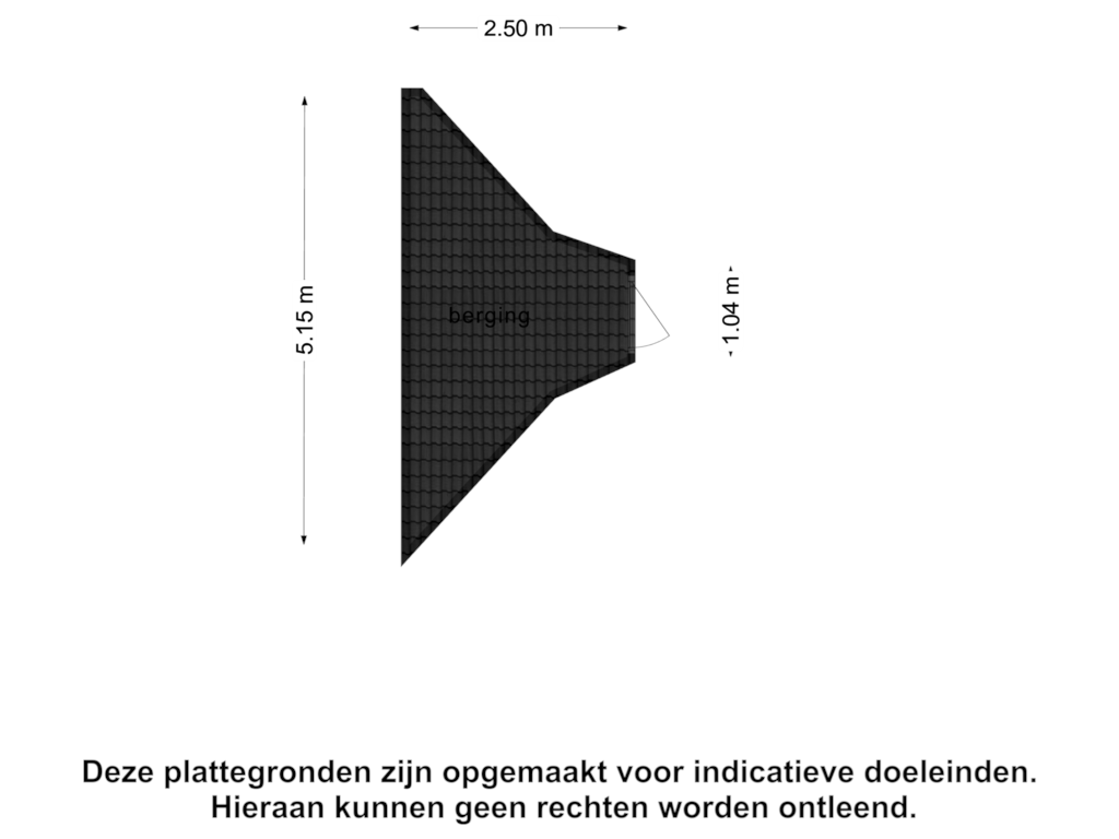 Bekijk plattegrond van Berging van De IJvelandssloot 25