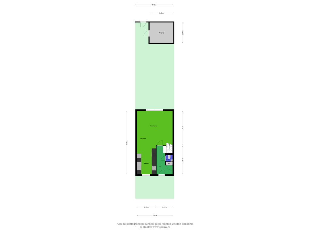 Bekijk plattegrond van Begane grond Tuin van De Zijp 49