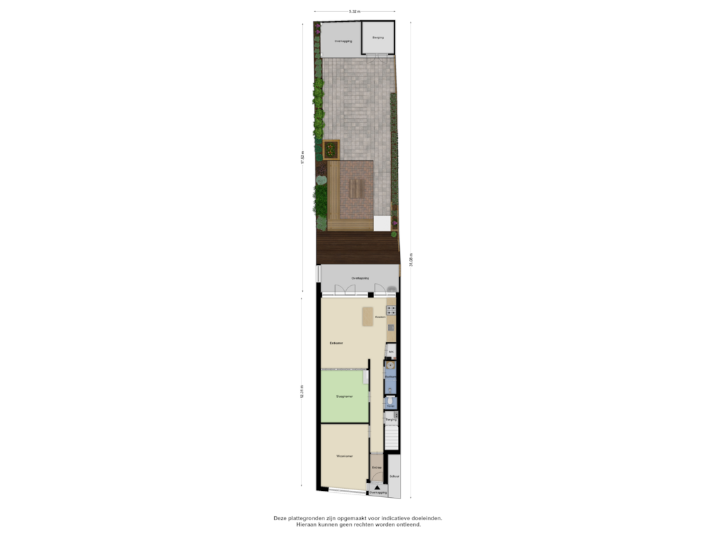 Bekijk plattegrond van Begane grond_Tuin van Honingerdijk 11-B