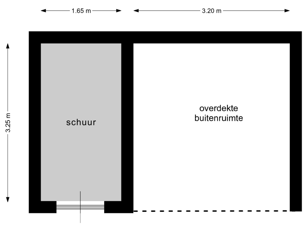 View floorplan of Schuur of Hoevedorp 40