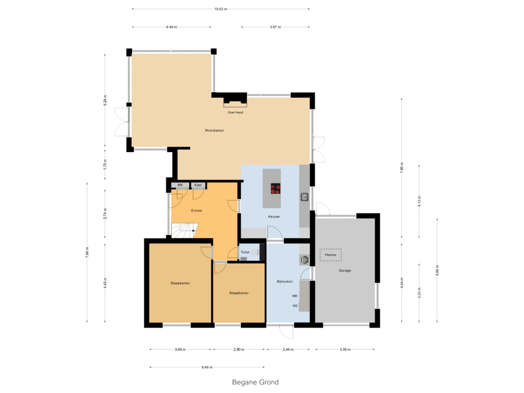 Bekijk plattegrond van Begane Grond van Schuitemaker 8