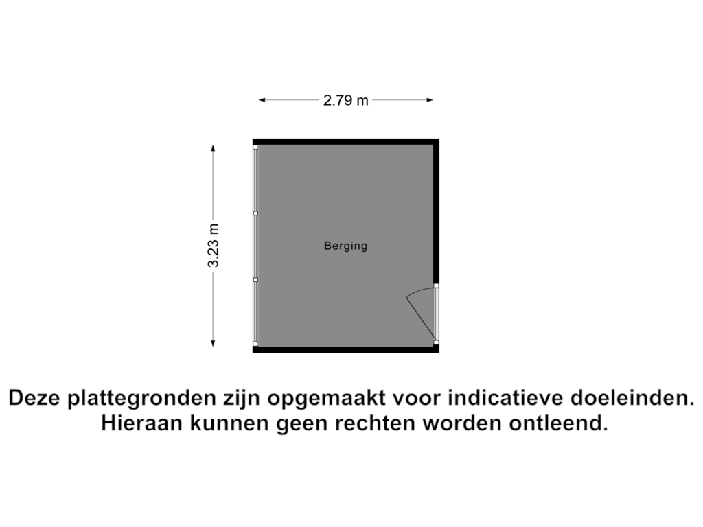 Bekijk plattegrond van Berging van Achterwerf 84