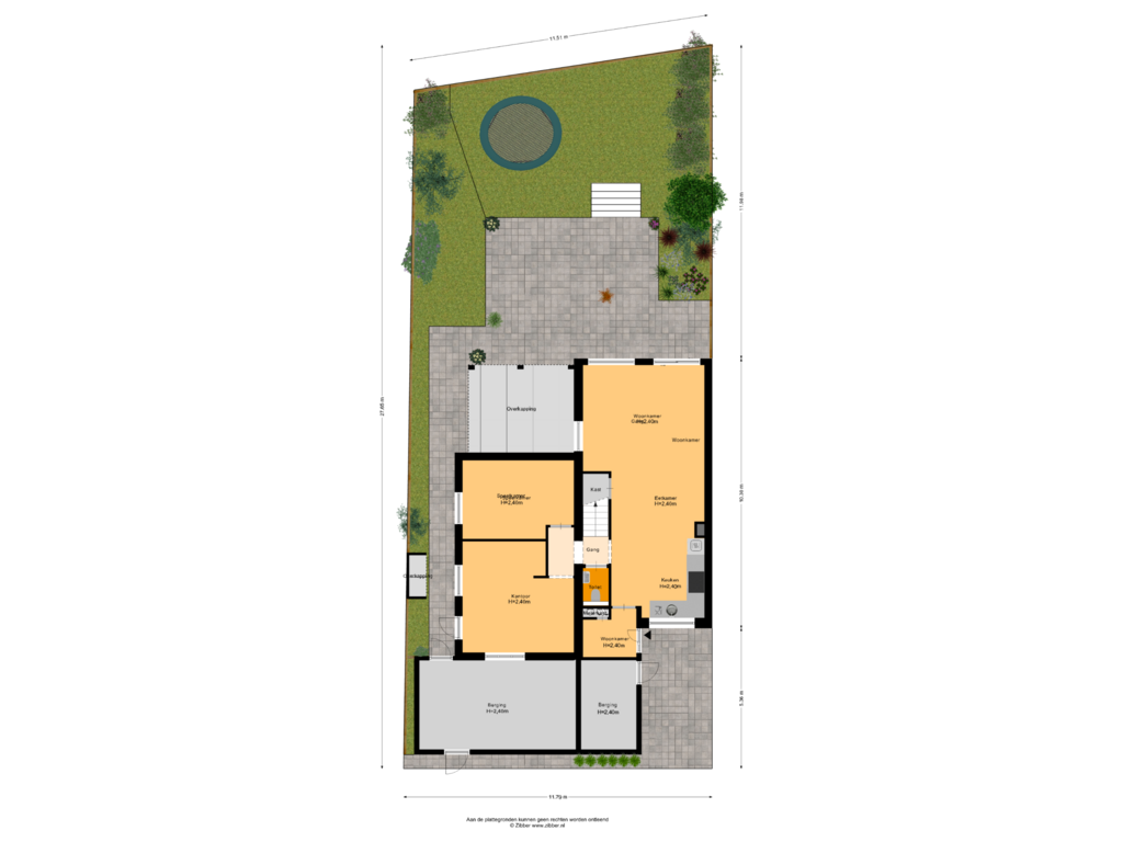 Bekijk plattegrond van Begane grond Tuin van Robbeknolerf 41