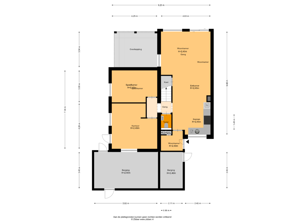 Bekijk plattegrond van Begane grond van Robbeknolerf 41