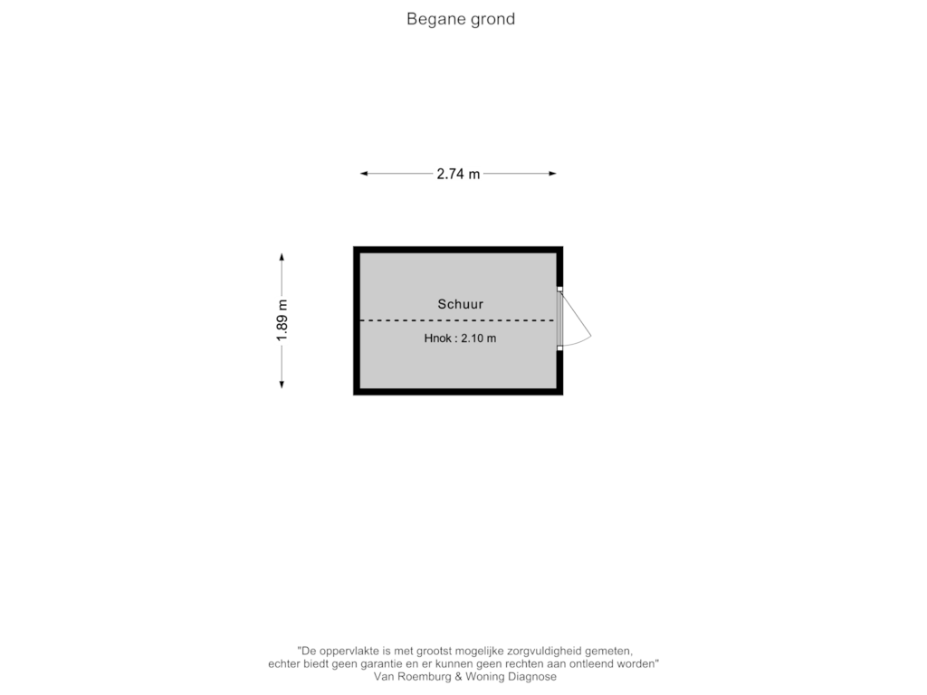 Bekijk plattegrond van Schuur 2 van De Zoom 3