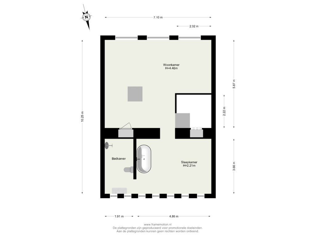 Bekijk plattegrond van Verdieping 1 van Herman Costerstraat 26