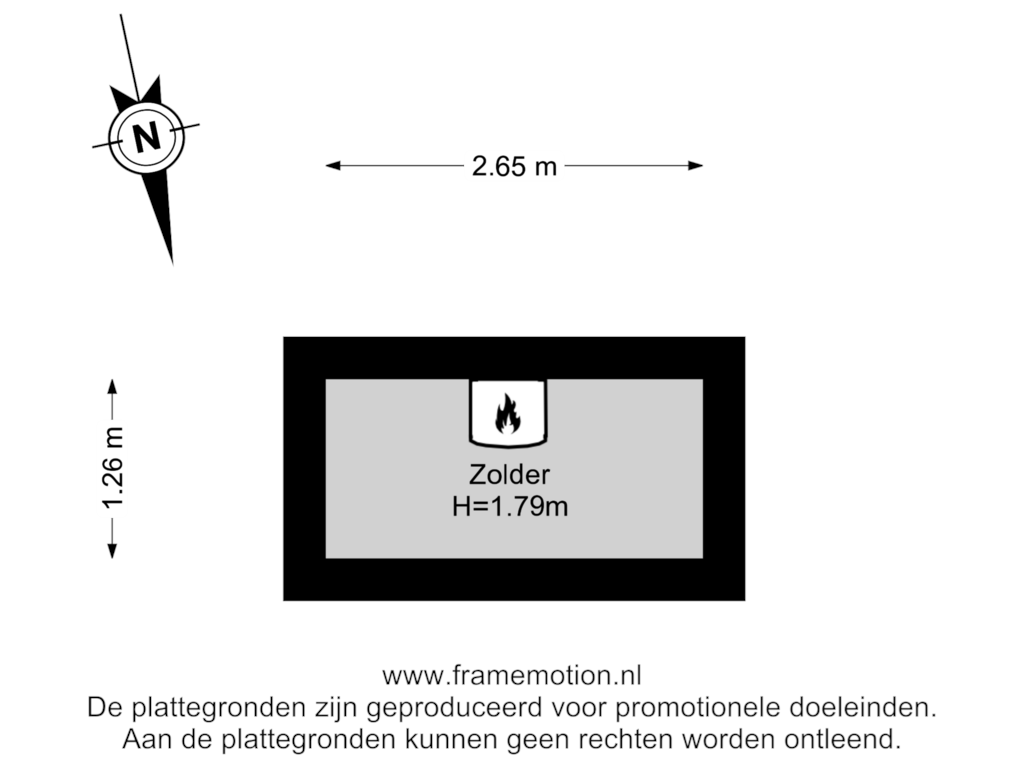 Bekijk plattegrond van Zolder van Herman Costerstraat 26