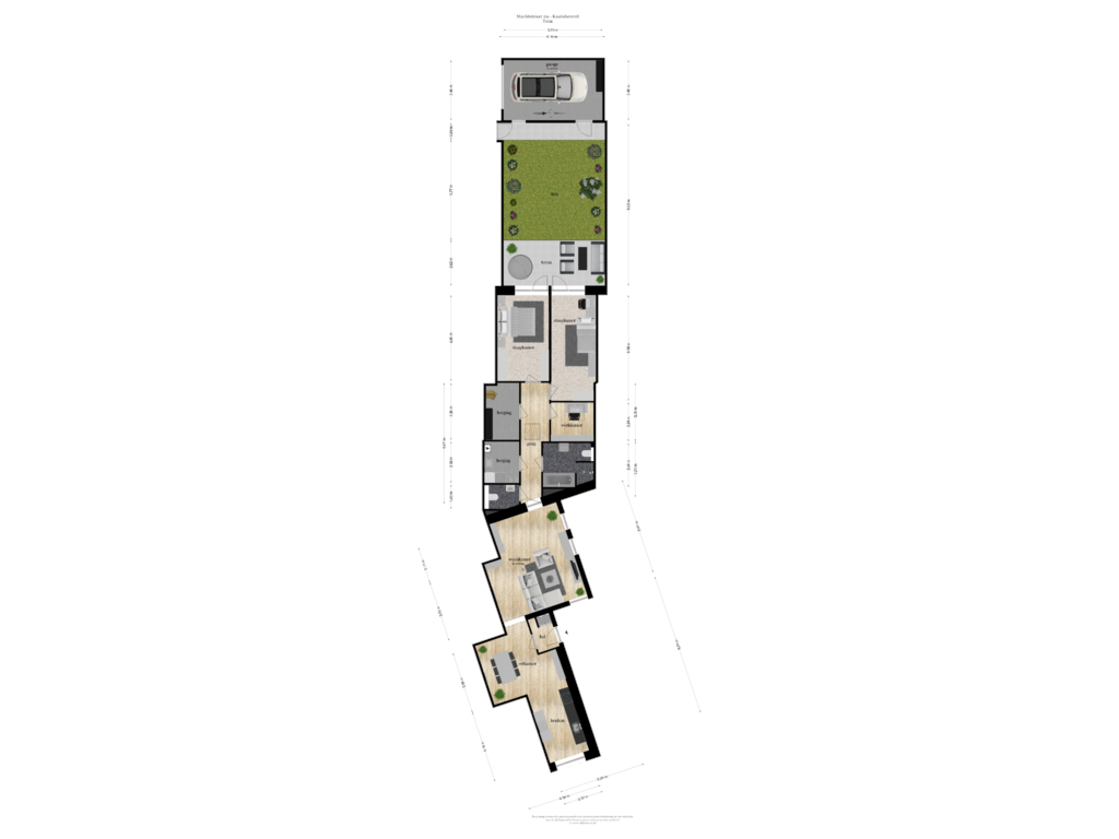 Bekijk plattegrond van Tuin van Marktstraat 29