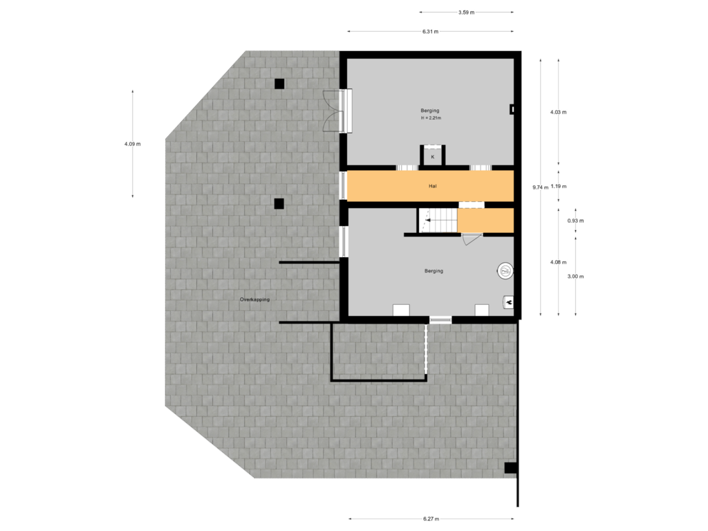 Bekijk plattegrond van Souterrain van Heeswijk 187