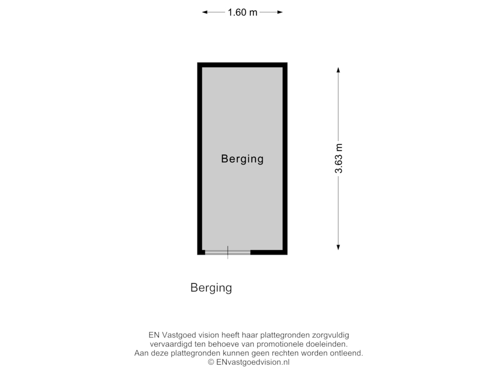 Bekijk plattegrond van Berging van Van Beuningenstraat 28-D