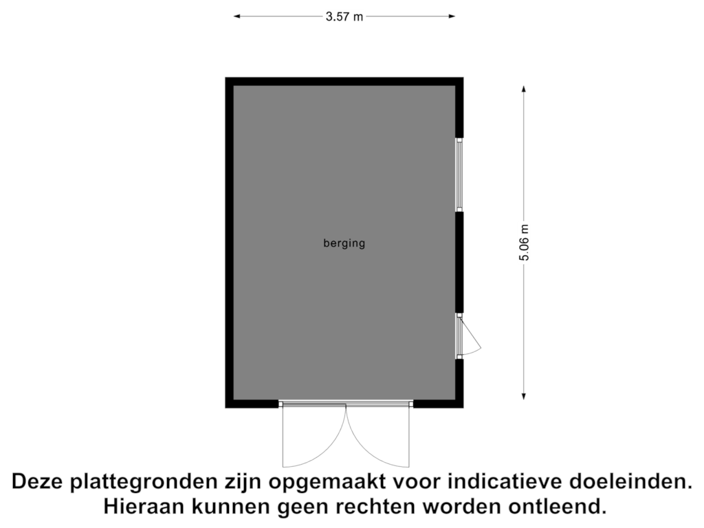 View floorplan of Berging of Asterlaan 1-R