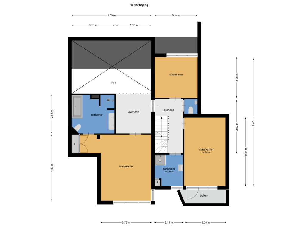 Bekijk plattegrond van 1e van Travers 23