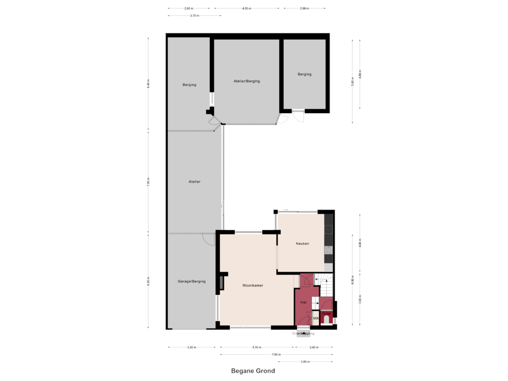 Bekijk plattegrond van Begane Grond van Bloemartsstraat 6