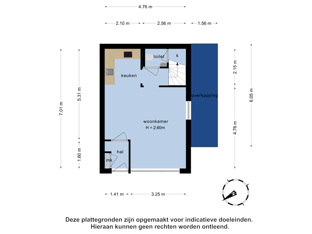 Bekijk plattegrond van begane grond van Sinneveld 9