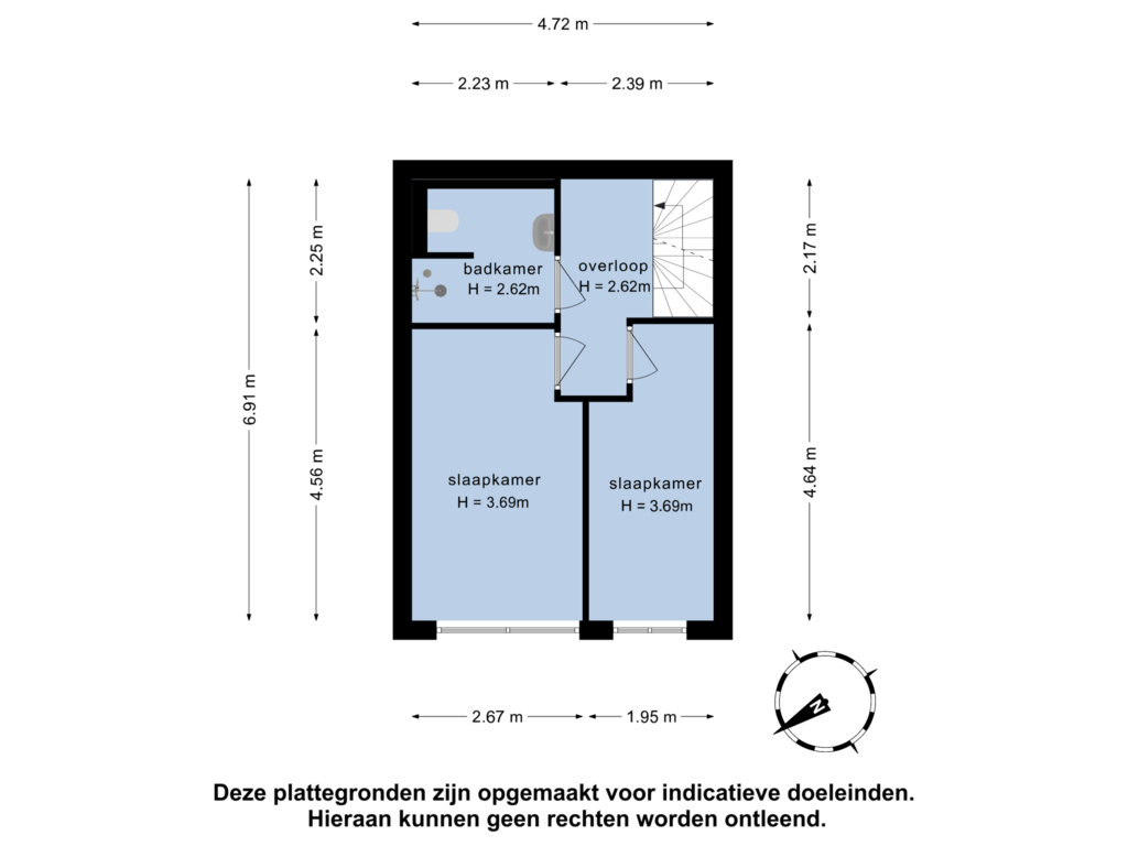 Bekijk plattegrond van 1e verdieping van Sinneveld 9