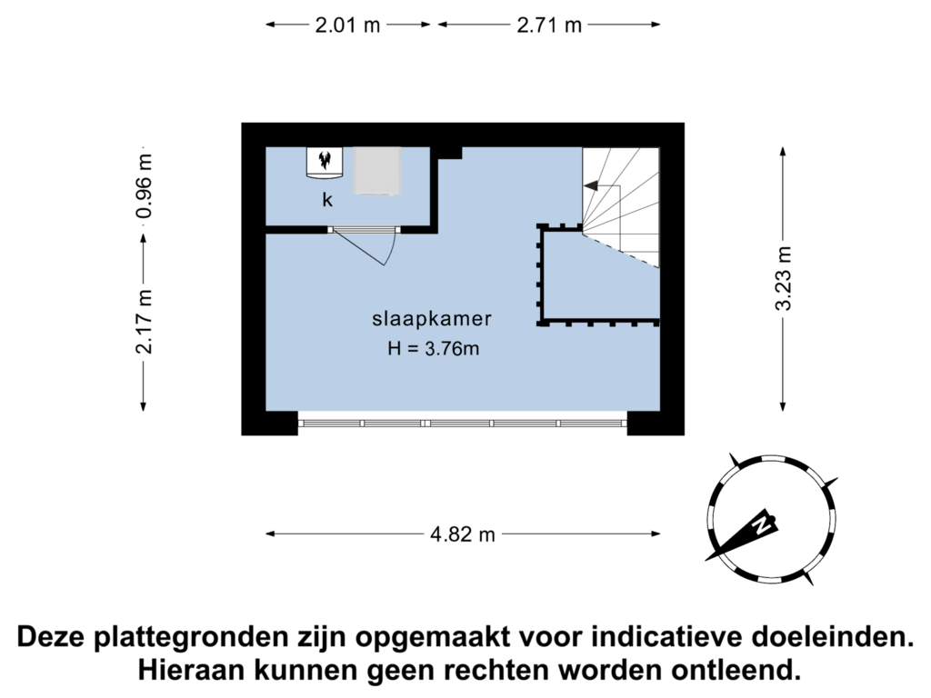 Bekijk plattegrond van 2e verdieping van Sinneveld 9