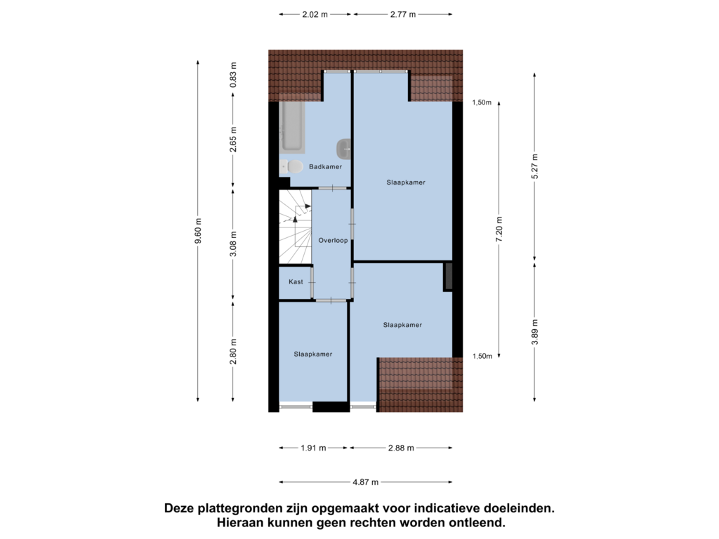 Bekijk plattegrond van Eerste Verdieping van Tegelenpad 37