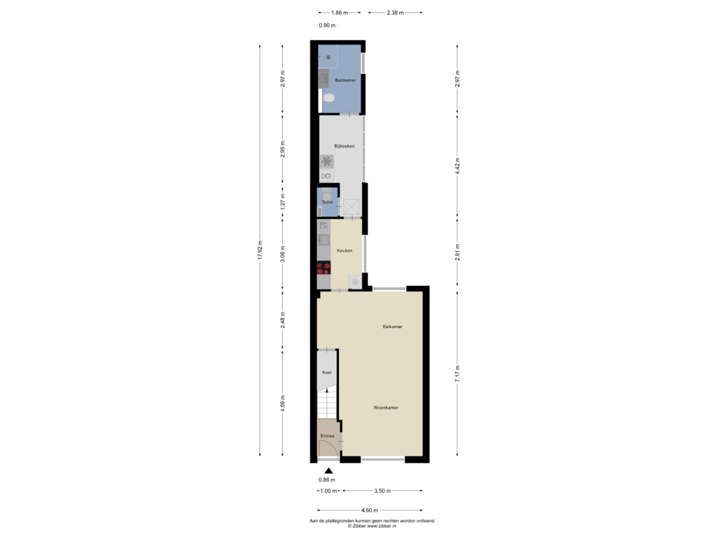 View floorplan of Begane grond of Tarwestraat 10