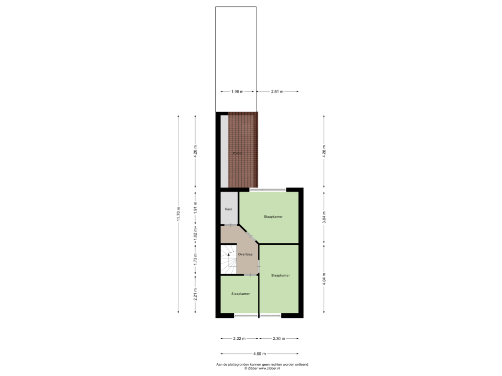 View floorplan of Eerste Verdieping of Tarwestraat 10