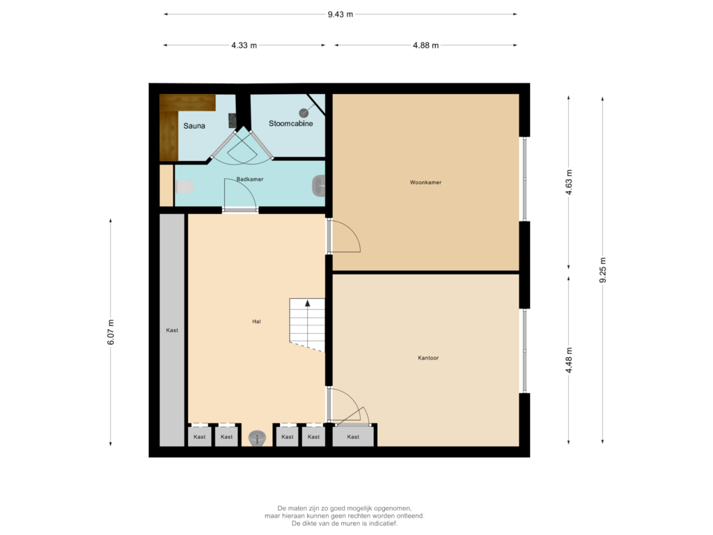 Bekijk plattegrond van Souterrain van B 86