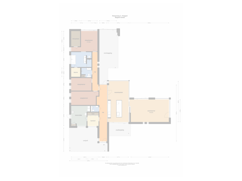 Bekijk plattegrond van Floor 1 van Vossenweg 3