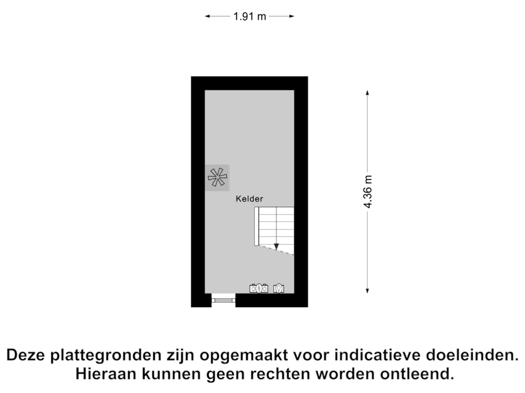 Bekijk plattegrond van Kelder van Graafjansdijk A 120