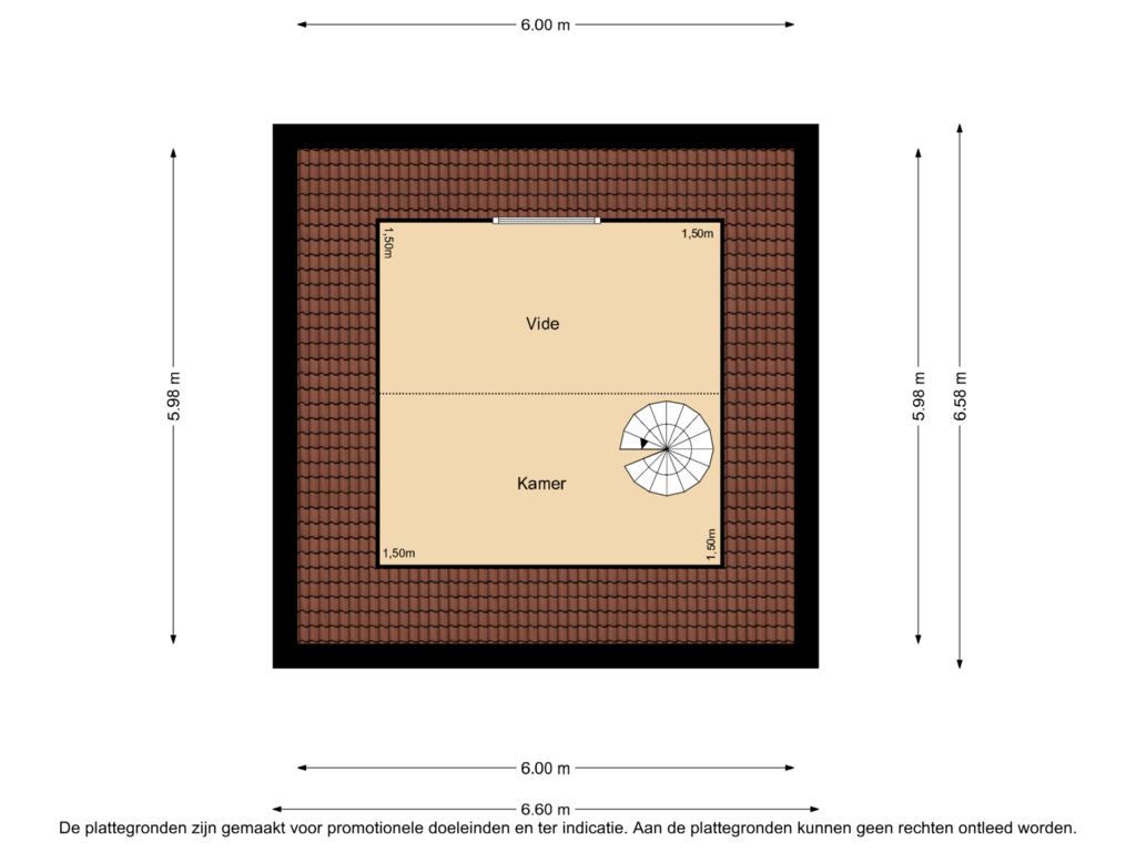 View floorplan of Verdieping of De Holle Poarte 70