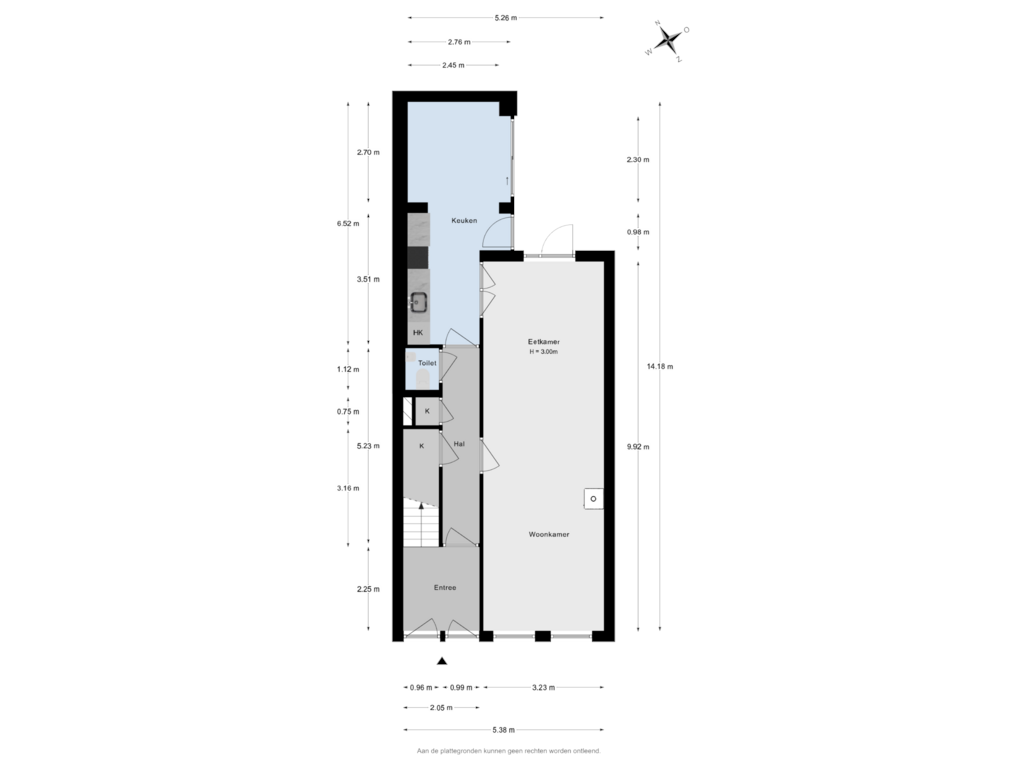 Bekijk plattegrond van Begane Grond van Willem Kuijperstraat 94