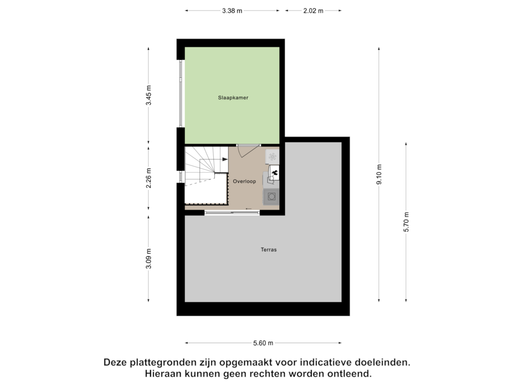 Bekijk plattegrond van Tweede Verdieping van De Willem Ruysstraat 1