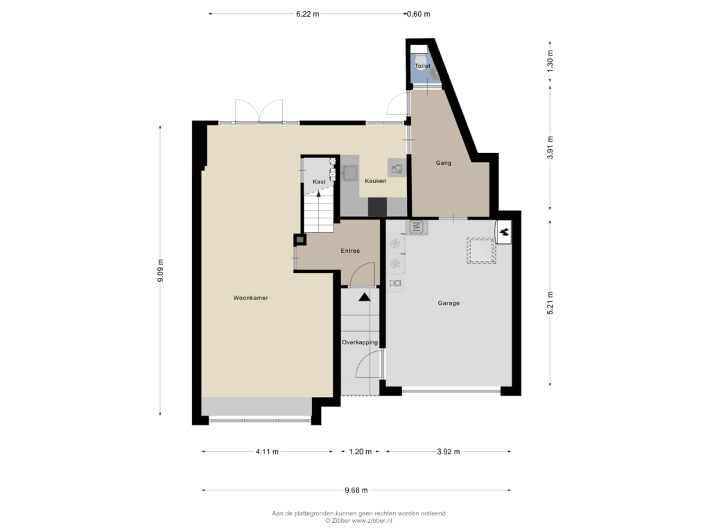 Bekijk plattegrond van Begane grond van Wicher Nijkampstraat 62