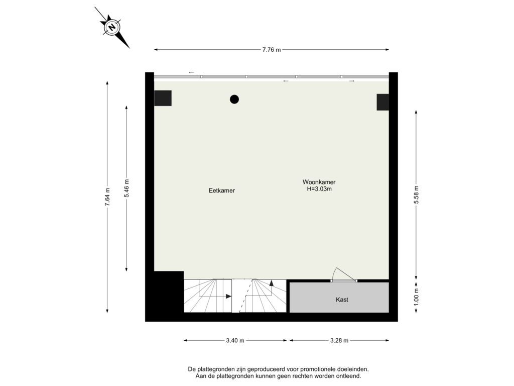 Bekijk plattegrond van 1ste Verdieping van Vrouwe Justitiahof 53