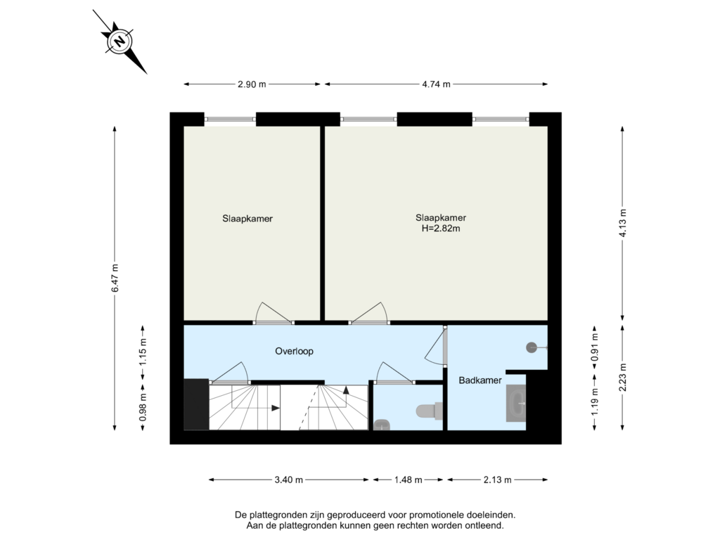 Bekijk plattegrond van 3de Verdieping van Vrouwe Justitiahof 53