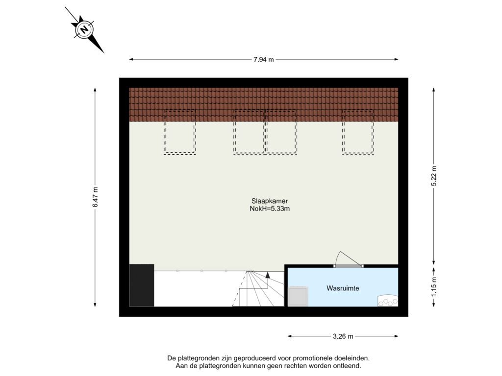 Bekijk plattegrond van 4e Verdieping van Vrouwe Justitiahof 53