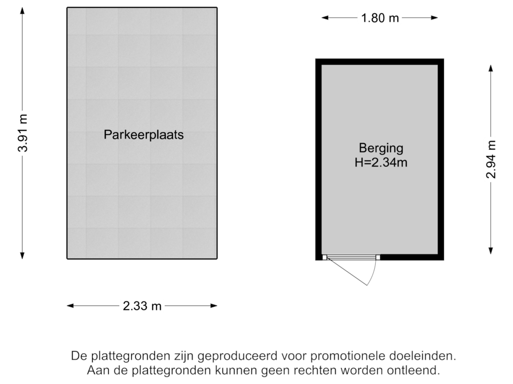 Bekijk plattegrond van Berging & Parkeerplaats van Vrouwe Justitiahof 53