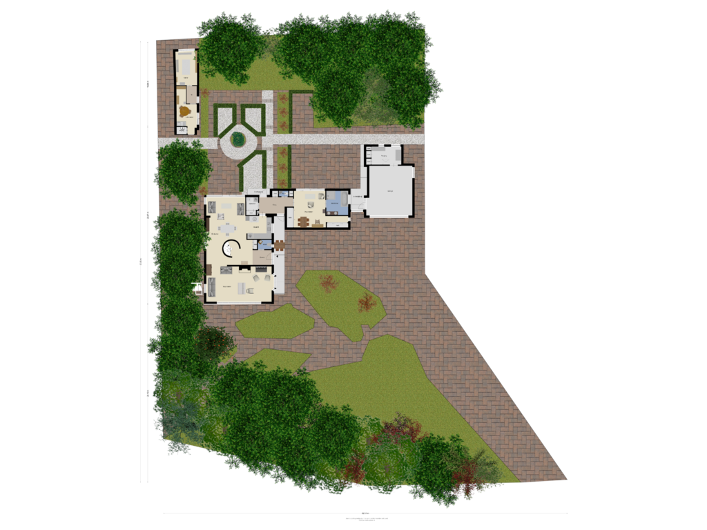 View floorplan of Begane Grond Tuin of Houtvesterlaan 26