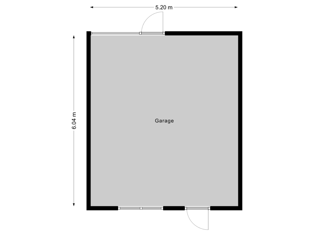 Bekijk plattegrond van Garage van Zuidsingel 36