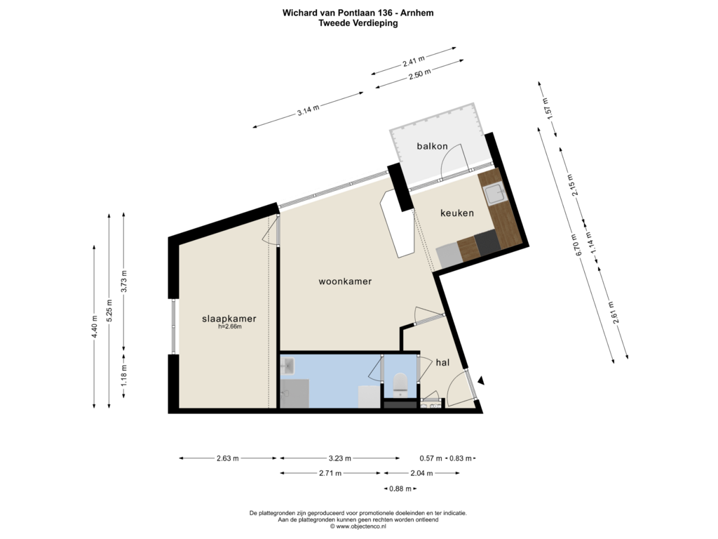 Bekijk plattegrond van TWEEDE VERDIEPING van Wichard van Pontlaan 136