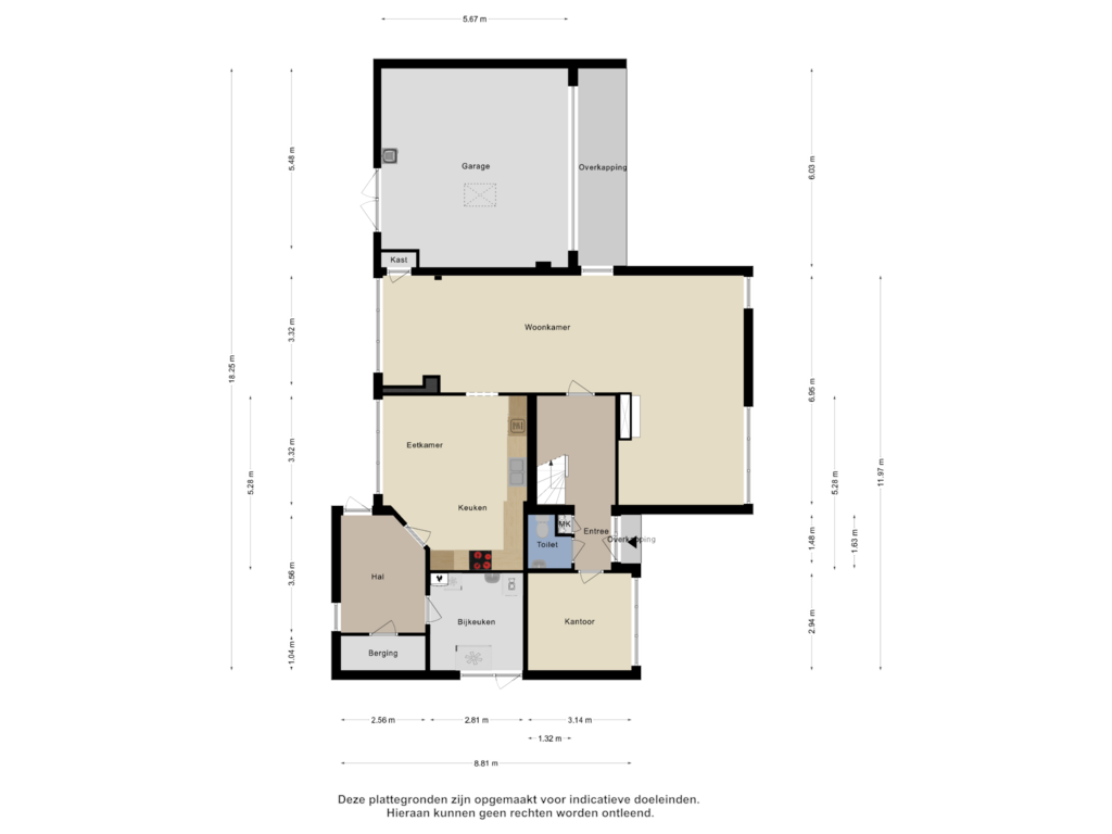 View floorplan of Begane Grond of Reggestraat 63