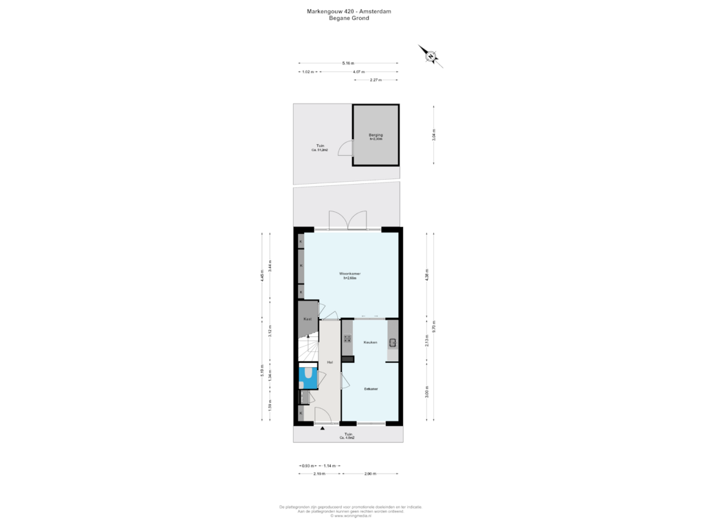 Bekijk plattegrond van Begane_grond van Markengouw 420