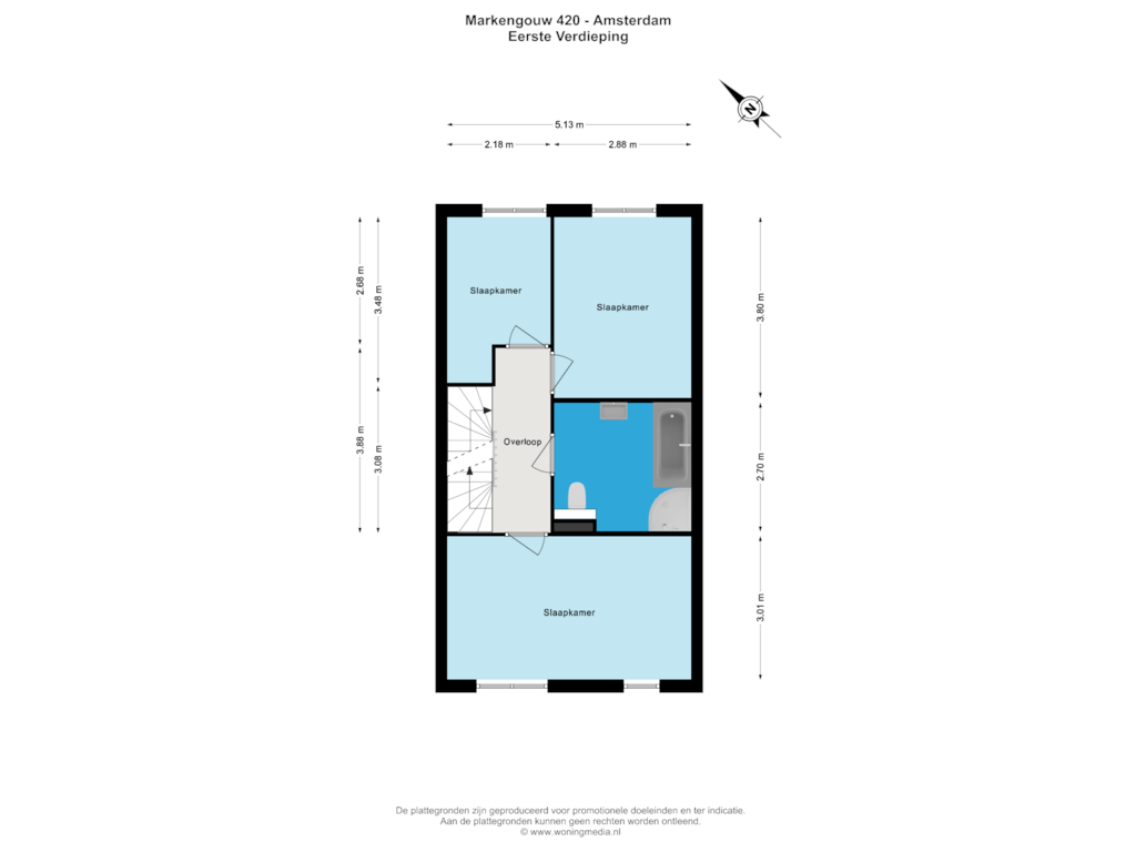 Bekijk plattegrond van 1e_verd van Markengouw 420