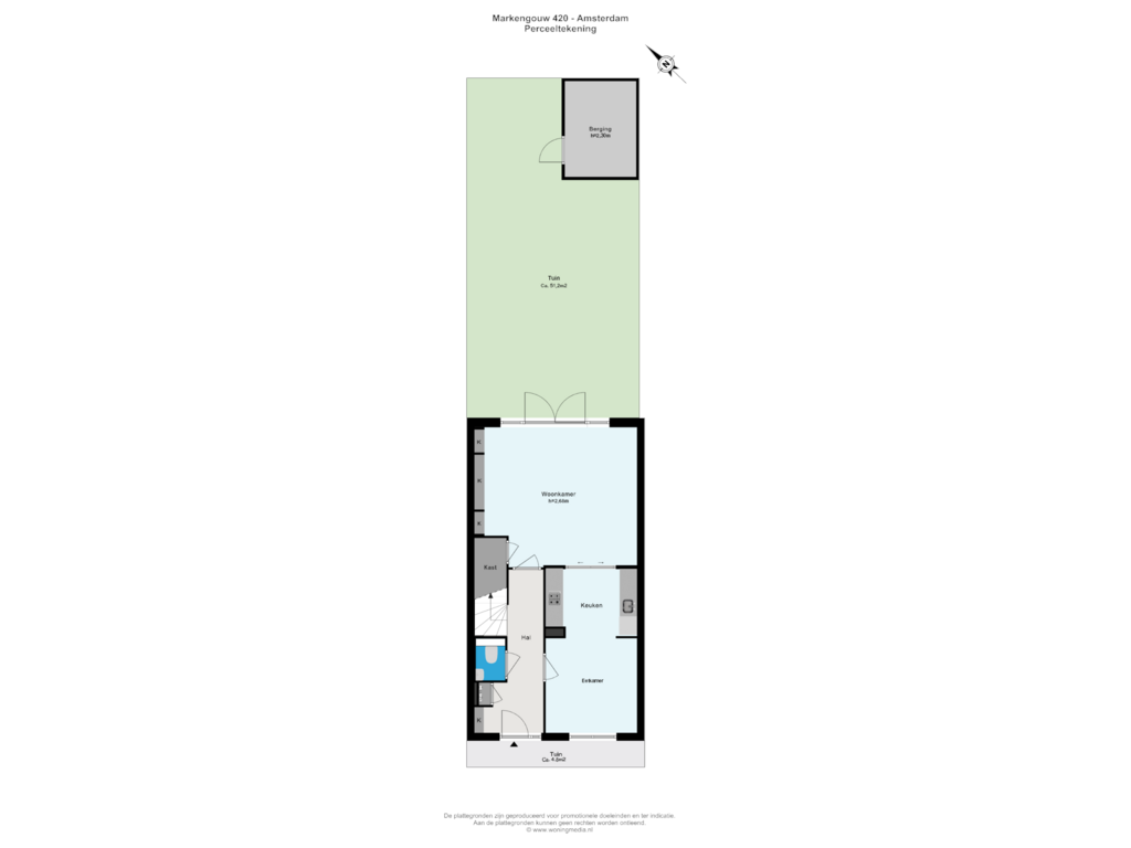 Bekijk plattegrond van Perceelt van Markengouw 420