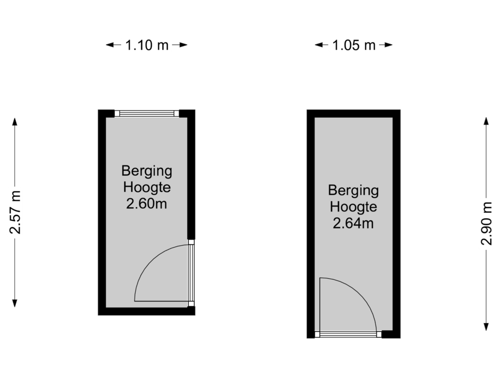 Bekijk plattegrond van Bergingen van Leksmondhof 355