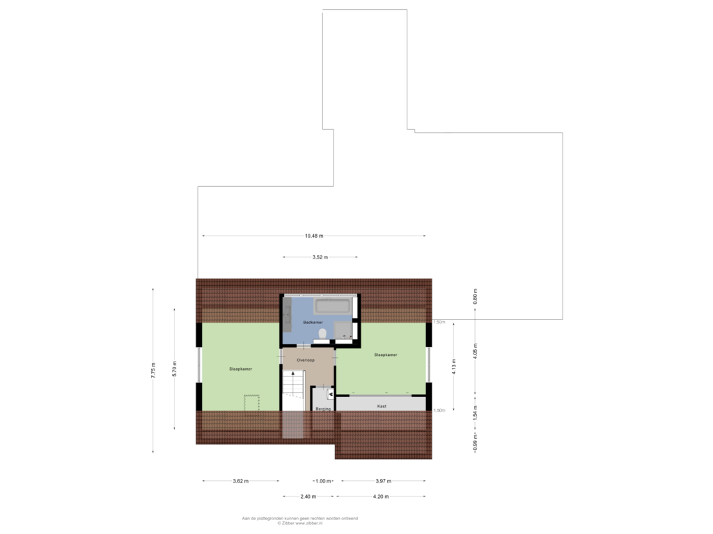 View floorplan of Eerste Verdieping of Tolwei 5